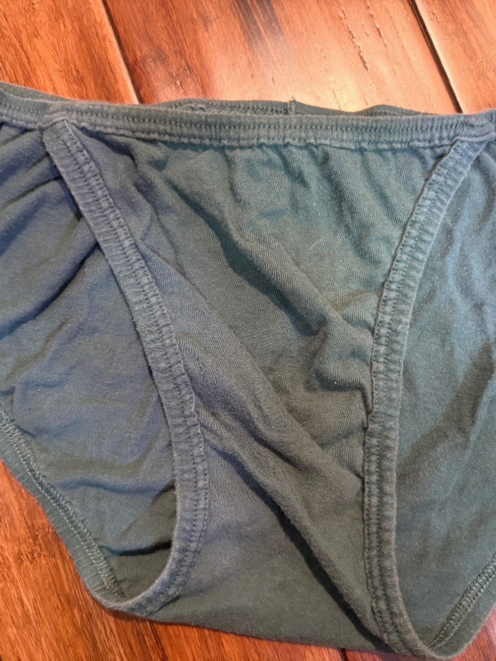 Vintage Green Jockey Life String Bikini Large (Item # 013)